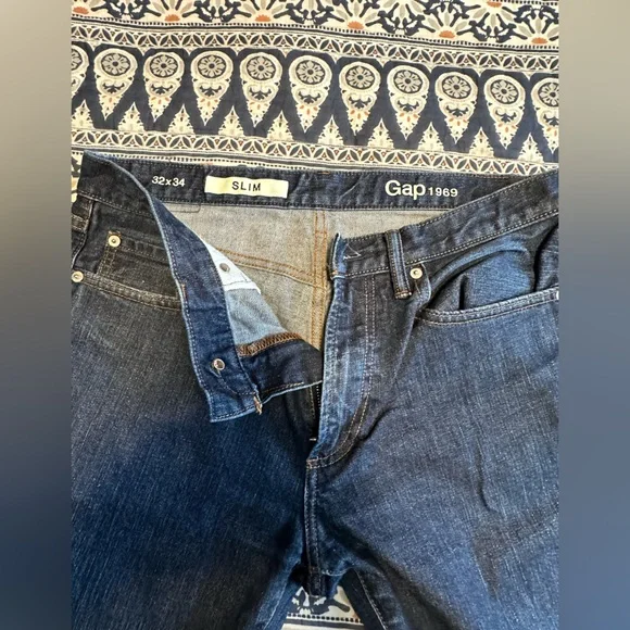 Men’s Gap jeans 32x34 slim fit - Picture 6 of 7
